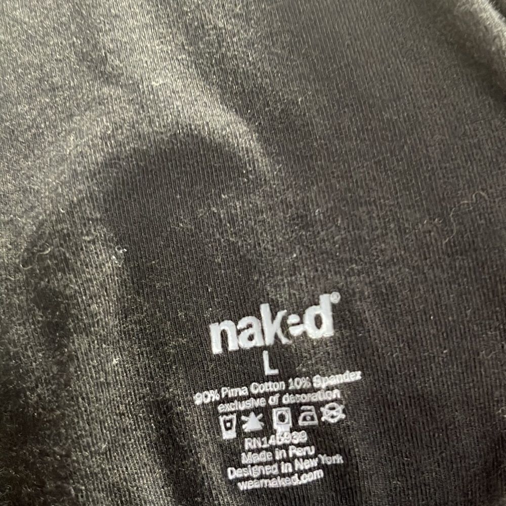 NAKED RACEBACK CAMISOLE. BLACK L - Picture 6 of 6